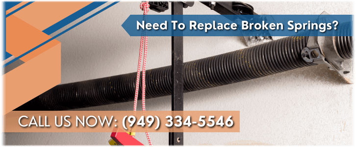 Broken Garage Door Spring Repair Lake Forest CA